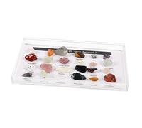 VALICLUD 1set Irregular Natural Stone Specimen Decorative Gemstone Teaching Props for Geological Education Polished Minerals for Home Decor and Mood Enhancement