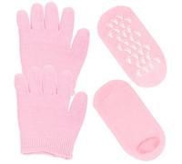VALICLUD 1Set Moisturizing Gel Socks Spa Socks Gloves for Feet Care Exfoliating Gel Protectors for Dry Skin Relief Comfortable Portable Treatment for Home Use