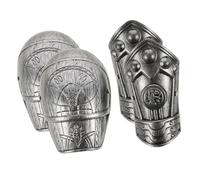VALICLUD 1set Roman Costume Arm Guard and Shoulder Pad Armour Accessory for Boys and Girls Cosplay Party and Festival Dress-up