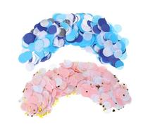VALICLUD 2 Pack Colorful Round Paper Confetti for Wedding Scatter and Balloon Filler Vibrant Tissue Circles for Birthday Tables Anniversaries and Festive Party Decorations