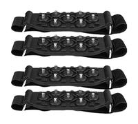 VALICLUD 2 Pairs Anti Skid Ice Grippers for Shoes Snow Crampons Tpr Manganese Steel Traction Cleats for Winter Climbing Walking And Outdoor Exploration