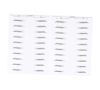 VALICLUD 2 Pairs Eyebrow Stickers Hair Like Simulation for Men of Artificial Eyebrow Patches for Natural Look and Easy Application