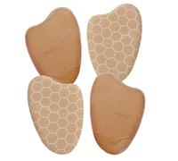 VALICLUD 2 Pairs Forefoot Non-Slip Pads for Women Adhesive Soft Silicone Foot Cushions Anti-Skid Heel Inserts for Relief Ball of Foot Protectors for High Heels Flats Sandals Running Shoes