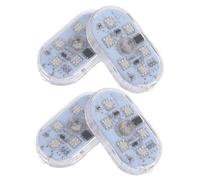VALICLUD 2 Pairs Touch Sensor Car Interior Lights USB Rechargeable Ambient Lighting with Seven Colors Portable Magnetic Mount Lamps Easy Tool Installation for Auto Interior Decoration