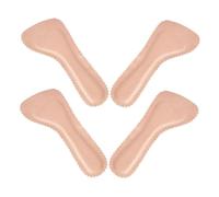 VALICLUD 2 Pairs Ultrathin Adhesive Insoles for Sandals Women Soft PU Cushioning Pads with Moisture Wicking Anti-Slip High Heel Inserts Arch Support Three-Quarter Ball of Foot Pads for