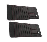 VALICLUD 2 Pcs Car CD Holder Visor Organizer with Large Capacity Dvd and Card Storage Multifunctional Sun Visor Case for Secure Music Disc and Document Management Fit for Vehicles