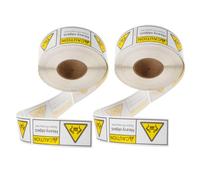 VALICLUD 2 Rolls Heavy Package Warning Stickers Adhesive Caution Heavy Labels for Shipping Moving Boxes Strong Adhesive Warehouse Weight Limit Reminder