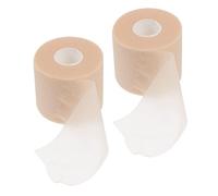 VALICLUD 2 Rolls Shock-Absorption Sponge Sports Wrap Skin-Colored Pre-wrap Tape for Ankles Wrists Knees Athletic Tape Underwrap for Hair Protection and Sports Cushioning