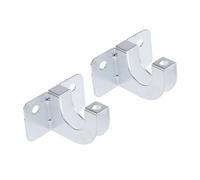 VALICLUD 2 Set Zinc Plated Metal Water Hose Hooks with Screws Heavy Duty Gardening Bracket for Wall Mount Storage and Watering Hose Organization Rust Resistant Steel Hangers for Outdoor Use