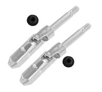 VALICLUD 2 Sets 16x140mm Universal Drop Shaft for Horizontal Trailer Jack with Steel Ball Bearing and Oil Seal Hydraulic Jack Replacement Shaft for Vehicle Maintenance