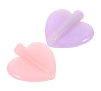 VALICLUD 2 Sets Heart Shape Embossed Nail Bending Mold Set with Matte Arc Surface for Manicure Art Acrylic Nail Design Frame Tool for Parties and Festive Occasions Easy Demolding
