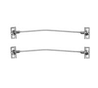 VALICLUD 2 Sets Proofing Cabinet Anchors Furniture Anchors Metal Strong Fixing Silver Prevent Tipping for Creating A Safe Environment
