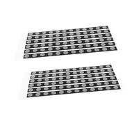 VALICLUD 2 Sheets High Reflective Dots round Reflective Markers for Precision Scanning Accurate Reference Markers