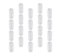 VALICLUD 20 Pairs Plastic Baby Shoes Display Holders Toddler Feet Support for Crochet Booties for Home and Store Use