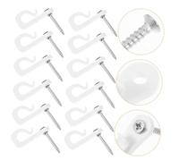 VALICLUD 20 Sets Outdoor String Light Hanging Hooks Screw Hooks for Easy Installation of LED Lights Plant Baskets and More for Parties and Gardens
