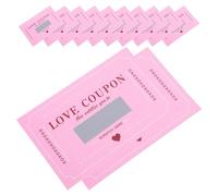 VALICLUD 20 Sheets Valentines Day Scratch Off Game Cards for Couples DIY Date Night Cards Pink Anniversary and Birthday for Adults