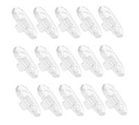 VALICLUD 200pcs Eyeglass Accessories Nose Glasses Pad Silicone Nasal Pad Glasses Sponge Transparent