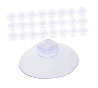 VALICLUD 200pcs Glass Suction Cups Suckers for Hanging Collision Slip Pads for Glass Table Tops Windows Home Office Easy Reusable Installation Without Drilling