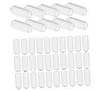 VALICLUD 200pcs Headband End Caps Rubber Ends 4.0mm Inner Diameter Suitable for 6mm Hair Hoops Diy Accessories Headband Replacement Tips for Hairbands