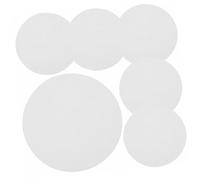 VALICLUD 200pcs Medium Speed Qualitative Filter Paper Round Laboratory Supplies for Sediment Filtration and Analysis in Chemical Labs