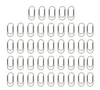 VALICLUD 200pcs Metal Paper Clips for Journaling and Craft Projects, Sturdy Hardwearing Vintage Oval Clips with Compact and Stylish Design, for Students and Teachers On-the-go