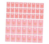 VALICLUD 200pcs Thank You Plastic Handle Bags for Small Business Retail Boutique Merchandise Packaging with Flat Mouth Design Stylish Bags for Clothes Presents Stationery Birthday Parties