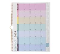 VALICLUD 2025 Small Wall Calendar Hanging with English International Holidays, Decorative Paper Calendar for Office and Business Presents, Creative European Style with Sturdy Design
