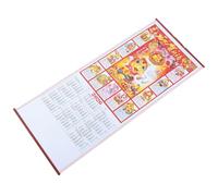 VALICLUD 2026 Year of The Horse Wall Calendar Paper Scroll Monthly Family Planner with Versatile Display for Home Decor and Office Use Featuring Traditional Elegant Design