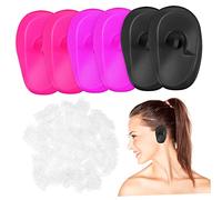 VALICLUD 206pcs Disposable Ear Covers Hair Dye Ear Protectors Shower Caps Covers for Hairdressing Salon Use