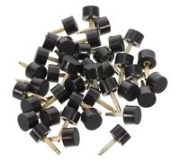 VALICLUD 20pairs Slip Studs for High Heels Shoe Repair Replacement Parts Non Slip Round Shape Tap Caps Heel Protectors for Women Shoe Restoration DIY Repairing Work