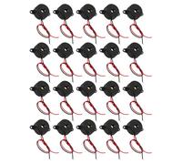 VALICLUD 20pcs Active Piezoelectric Buzzer Electronic Alarm Device for Vehicle Alerts Physics Projects Continuous Tone Sound for Security Quiz and Circuit Applications