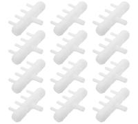 VALICLUD 20pcs Aquarium Air Pump Splitter with 4-way 8mm to 4mm Plastic Oxygen Valve, Airline Tubing Control for Fish Tank Airflow Regulation and Aquarium Accessories