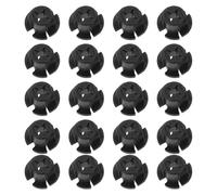 VALICLUD 20pcs Automotive Radar Mounting Bracket Clips for Compatible Sedan and SUV Models, Black Radar Alignment Holder Quick-fit Fixing Bracket for Front Rear Bumper Installation