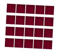 VALICLUD 20pcs Burgundy Paper Napkins Disposable Soft Absorbent Serviettes for Wedding Reception Party Dining Kitchen Bathroom Use