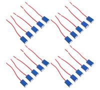 VALICLUD 20pcs Ceramic Socket Wiring Harness for Headlight Fog Light Retrofit High Heat Resistant Car Lamp Connector Stable Headlamp Socket Adapter for Truck Vehicles