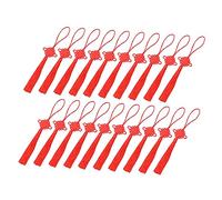 VALICLUD 20pcs Chinese Knot Pendant with Tassels Unique Car Hanging Decor Stylish Tassel Adornment for Home Office and Vehicle Beautiful for Family and Friends