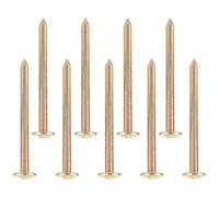 VALICLUD 20pcs Crossshaped Survey Marker Stakes for Ground and Land with Galvanized Material and Longterm Durability, for Bridges and Yard Outdoor Boundary Marking