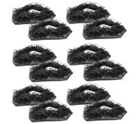 VALICLUD 20pcs Elastic Hair Bun Covers for Women Invisible Ballet Dance Hair Nets with Stretch Lace Edge for Stage Work and Everyday Use