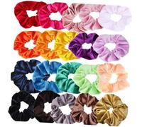VALICLUD 20pcs Elastic Hair Ties Stretch Ponytail Holders Hair Rope for Women Girls Boho Style No Crease Bands