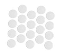 VALICLUD 20pcs Flower-Shaped Eyelash Grafting Plates White Plastic Eyelash Glue Holder Pallet for Professional Extension Supply and Grafting Tools