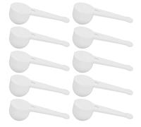 VALICLUD 20pcs Food Grade Measuring Spoons with Long Handle for Coffee Grains and Protein Measurement Compact and Portable Formula Scoop for Easy Use