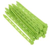 VALICLUD 20pcs Hair Root Perm Bars Hair Curling Rollers with Clips Green Heatless Hairdressing Tool for Salon and Home Styling Random Style Random Color