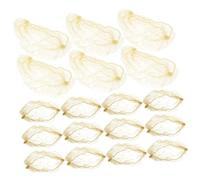 VALICLUD 20pcs Invisible Hair Nets Fine Elastic Mesh Wrap for Cooking Sleeping Ballet Women Large Wig Weaving Net Cap