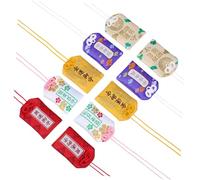 VALICLUD 20pcs Japanese Blessing Bag Mixed Style Omamori Amulet Charms for and Health Easy to Purse Bag Thoughtful for Friends and Loved