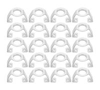 VALICLUD 20Pcs Metal Gu10 Lamp Head Bracket Lighting Fixture Accessories with M10*1.0 Thread for LED Bulbs and Spotlight Lamp Holders Replacement for Home and DIY Lighting