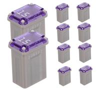 VALICLUD 20pcs Mini Square Inline Fuse Holder for Automotive and Circuits Vibration-resistant Heatproof Micro Auto Fuse Adapter for Vehicle Electrical Protection Systems