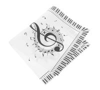 VALICLUD 20pcs Music Notes Reusable Napkins Festive Decorative Paper Serviettes for Birthdays Parties and Holidays for Creating Clean and Joyful Atmosphere