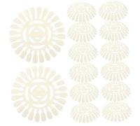 VALICLUD 20pcs Nail Tips Wheel Slot Gel Polish Color Chart for Salon Training Compact Nail Color Palette for Art Practice and Custom Mixing Space-saving Display Board