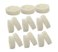 VALICLUD 20pcs Natural Shower Loofah Scrubber Sponges Exfoliating Bath Body Cleanser for Smooth Skin Versatile Use for Shower and Kitchen Gentle Skin for Adults