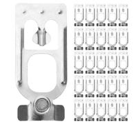 VALICLUD 20pcs Pallet Racking Pin Teardrop Pallet Rack Safety Clip Carbon Steel Galvanized Secure Safety Connection Impact Resistance for Warehouse Shelving Units